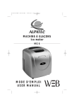 ALPATEC MG 6 User manual