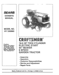 Craftsman 917.255960 Specifications