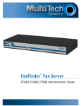 Multitech FaxFinder FF840 Specifications