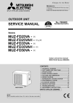Mitsubishi Electric MUZ-FD35VA-E1 Service manual