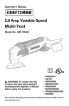 Craftsman 320.23465 Operator`s manual