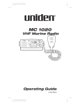 Uniden MC 1020 Specifications