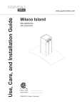 Zephyr Milano Island ZML-M90AS Installation guide