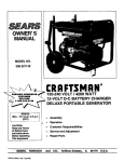 Craftsman 580.327140 Owner`s manual