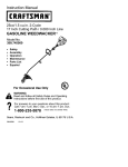Craftsman 358.792440 Instruction manual