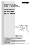 Makita HR5000 003101 Instruction manual