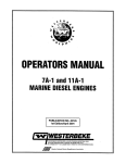 Westerbeke 11A-1 Installation manual