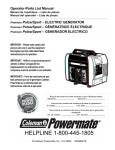 Briggs & Stratton 1805 Specifications