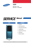 Samsung YPU3JQBXAA Service manual