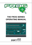 Zero88 FROG 2 Instruction manual