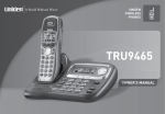 Uniden TRU9465 Specifications