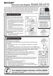 Sharp XE-A113 Instruction manual