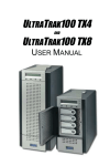 Promise Technology UltraTrak100 TX8 User manual