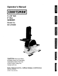 Craftsman 351.215200 Operator`s manual