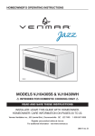 Venmar VJ10430SS Operating instructions