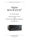 Radio Engineering Industries Digital BUS-WATCH R4001 Hardware manual