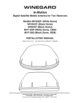 Winegard WI3535T Installation manual