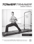 Merrithew Health & Fitness Tower Trainer Owner`s manual