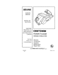 Craftsman 315.173710 Instruction manual