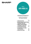 Sharp AR-M201 Specifications