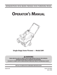 MTD 2M1 Operator`s manual