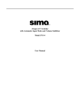 Sima SVS-4 User manual