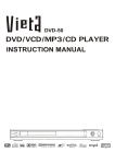 VIETA DVD-50 Instruction manual