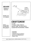 Craftsman 917.295652 Owner`s manual
