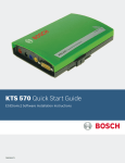 Bosch DDC KIT Specifications