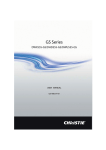 Christie DWX555-GS User manual