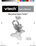 VTech Bouncing Colors Turtle User`s manual