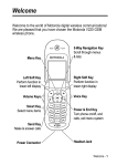 Motorola DIGITAL WIRELESS TELEPHONE Specifications