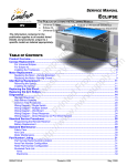 Carefree Eclipse 2009 Service manual