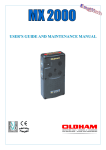 Cal Flame CR2000 User`s guide