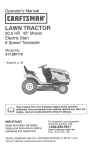 Craftsman 917.287110 Operator`s manual