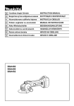 Makita BGA450 Instruction manual