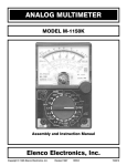 Elenco Electronics M-1150K Instruction manual