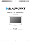 Blaupunkt 40-188I-GB-5B-FHBKUP User guide