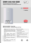 Bosch GWH 450 ESR Specifications
