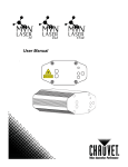 Chauvet MiN Laser RGX User manual