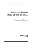 Multitech MT2834MRK Hardware manual