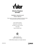 Valor DZ1GEC Owner`s manual