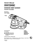 Craftsman 315.116360 Owner`s manual