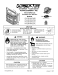 Quadra-Fire MTVERNINSAE-MBK Owner`s manual