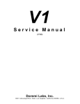 Doremi V1-LE Service manual
