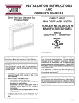 Empire Comfort Systems DVD36FP34N-1 Owner`s manual