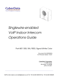 CyberData 011305 Product specifications