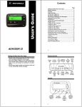 Motorola ADVISOR ELITE User`s guide