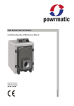 Rima Heating Systems ON Series Operating instructions