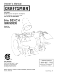 Craftsman 152.211640 Operating instructions